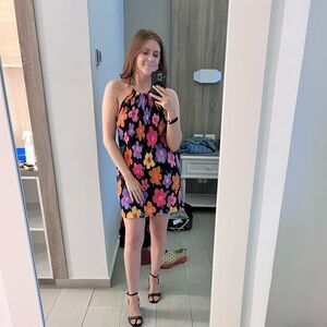 Peppermayo Floral Halter Neck Dress - Multicolor